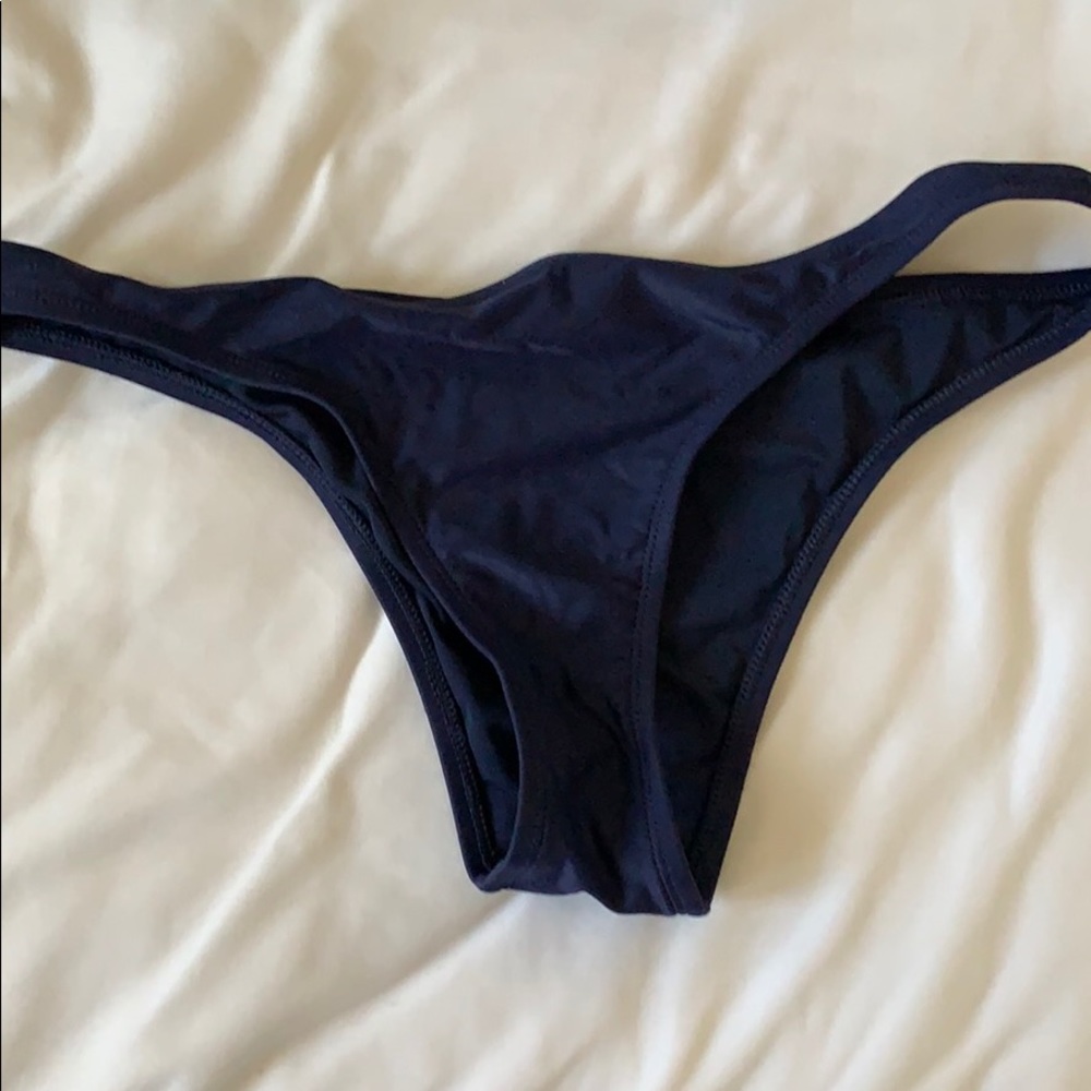 American eagle cheekier navy swim bottoms